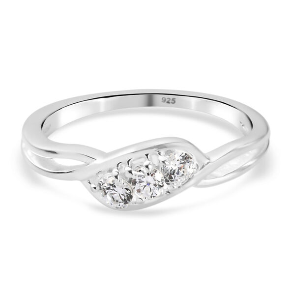 LUSTRO STELLA - feinster Zirkonia-Ring, 925 Silber image number 0