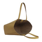 Assots London Abingdon Vollleder 100% echte Leder Handtasche mit Magnetverschluss, Größe: 32x12x28 cm, Senf image number 5