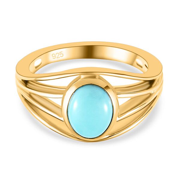 Amerikanischer, nat&uuml;rlicher Sleeping Beauty T&uuml;rkis-Ring