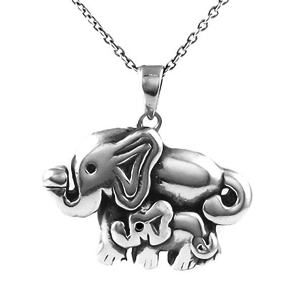 Elefant-Anh&auml;nger mit Kette, 925 Silber ca. 2,40g image number 0