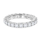 Weißer Zirkon Ring 925 Silber (Größe 17.00) ca. 4,83 ct