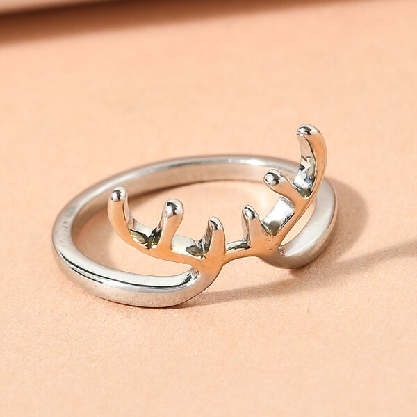 Ring 925 Silber Bicolor image number 2