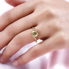 Ouro Verde-Quarz-Ring, 925 Silber vergoldet  ca. 1,64 ct image number 2