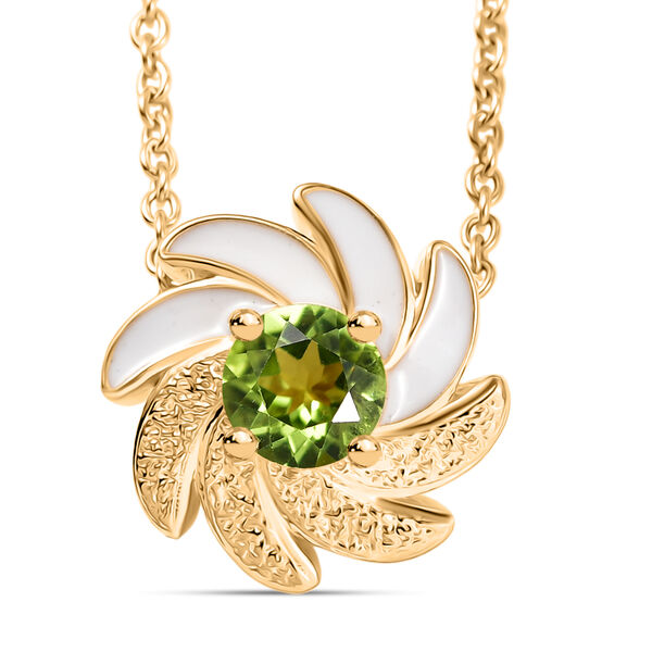 EVER TRUE Peridot Schmuckset ca. 50 cm ca. 0.91 ct