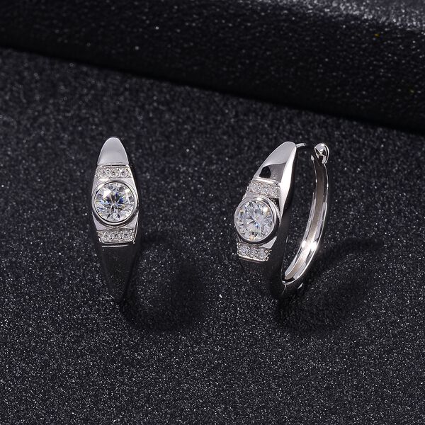 Moissanit Ohrringe - 0,77 ct. image number 2