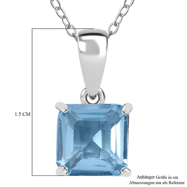AA himmelblauer Topas Anhänger - 2,08 ct. image number 5