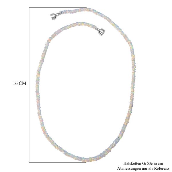 D'Joy nat&uuml;rliche, &auml;thiopische Welo Opal 45cm Halskette - 37 ct. image number 6