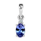 3er-Set- AA Tansanit und Zirkon Ring, Ohrstecker und Anhänger - 1,85 ct. image number 5