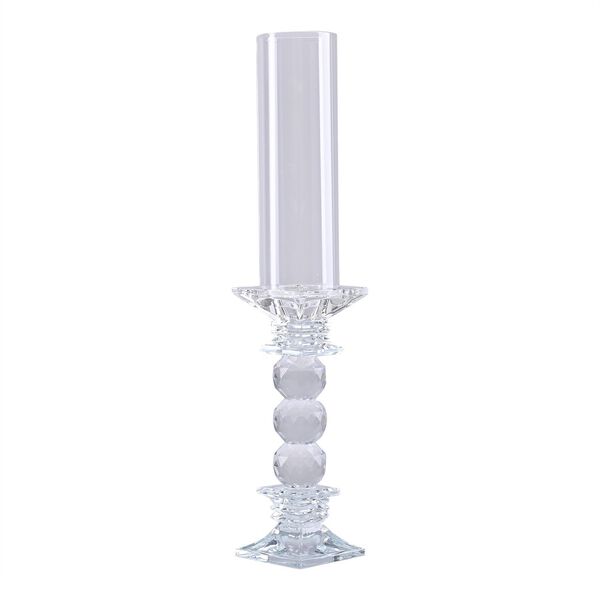 The 5th Season Kristall-Kerzenhalter, 47cm H&ouml;he, Silber image number 0