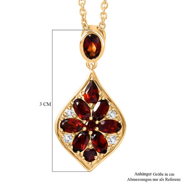EVER TRUE Mosambik Granat Schmuckset ca. 50 cm ca. 3.05 ct image number 5