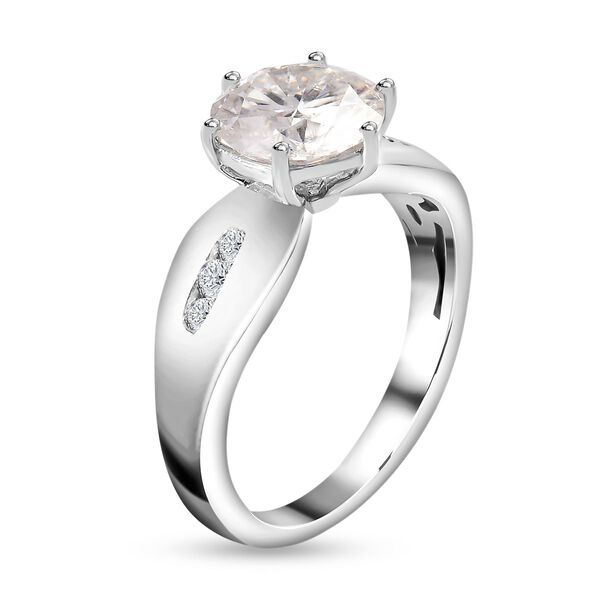 EF Moissanit Ring- 1,90 ct. image number 5