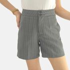 Unifarbene Shorts für Frauen, Gletschergrau, Grau, Größe 36 image number 0