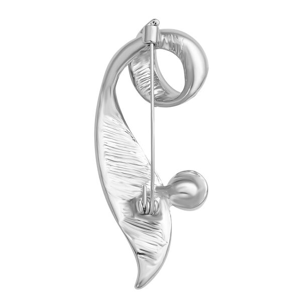 3er Set, Wei&szlig;e S&uuml;&szlig;wasserzuchtperlen Broschen, Blume image number 6