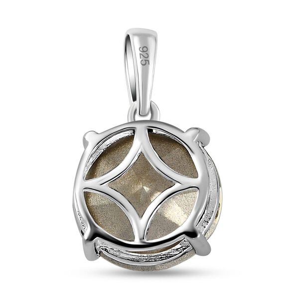 Wei&szlig;er Kristall-Anh&auml;nger, 925 Silber image number 5