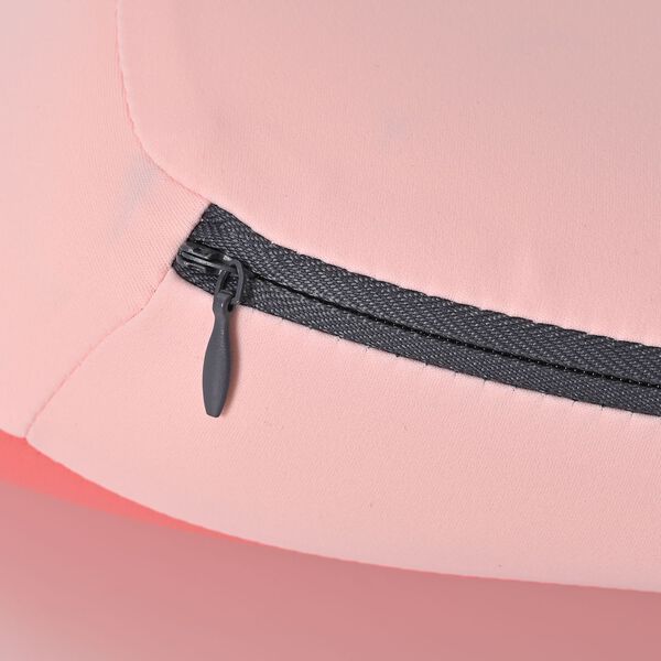 Memory-Foam-Rückenkissen mit ergonomischem Design, 40x34,5x15, Rosa image number 4