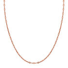 925 Silber rosévergoldet Kette ca. 75 cm ca. 4,08g