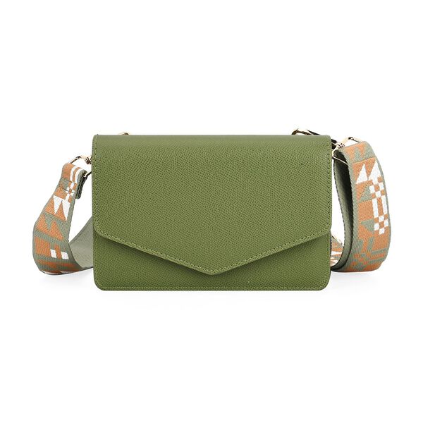 Modische Sling-Crossbody-Tasche mit RFID-Schutz, Grün image number 12