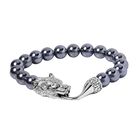 Terahertz Armband ca. 19 cm Reiner Edelstahl Antik-silber-Plattierung ca. 79.20 ct