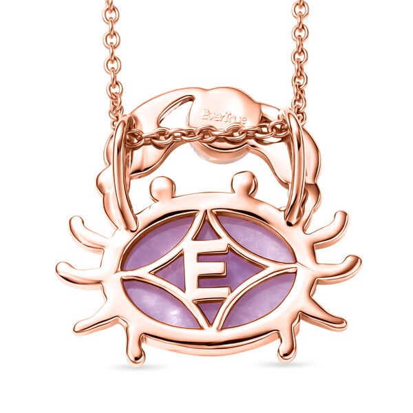 EverTrue Kunzit und S&uuml;&szlig;wasser Perle Anh&auml;nger mit 50cm Kette image number 5