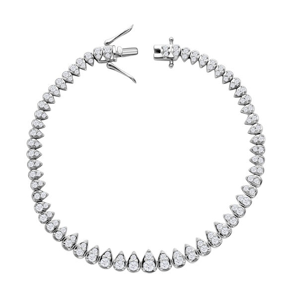 RHAPSODY - Diamant-Armband, IGI zertifiziert VS E-F, 19 cm - 3 ct.