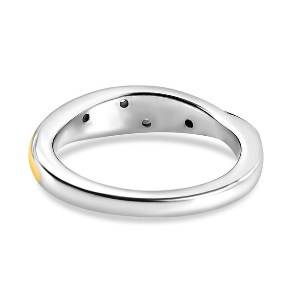 Diamant band Ring 925 Silber Platin-&Uuml;berzug image number 6