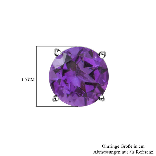 Afrikanische Amethyst-Ohrringe, 925 Silber ca. 5,18 ct image number 4