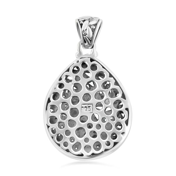 Royal Bali Kollektion- Strukturierter Anh&auml;nger in 925 Silber image number 4