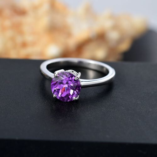 AAA Lab Grown Farbwechsel Saphir Ring 417 Gold (Größe 20.00) ca. 2,10 ct image number 1
