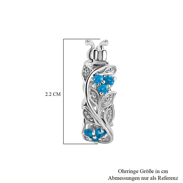 ALLORO AA Neon Apatit Ohrringe- 0,76 ct. image number 5