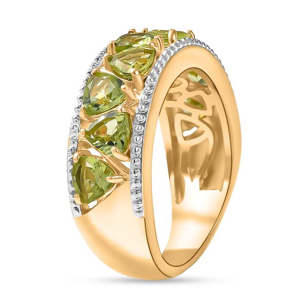 Peridot Ring Nickelfreies Messing (Größe 17.00) ca. 2,34 ct image number 4