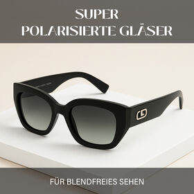 Sole und Luce - Swiss Eyewear - Ultra-polarisierte Sonnenbrille UV400, Schwarz