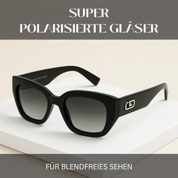 Sole und Luce - Swiss Eyewear - Ultra-polarisierte Sonnenbrille UV400, Schwarz