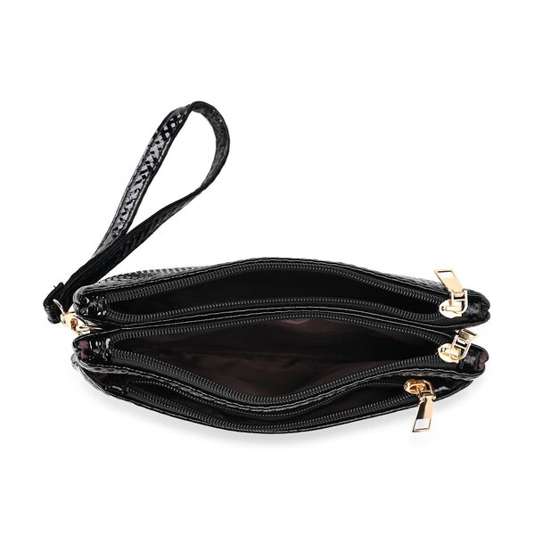 Stylische Sling Crossbody Tasche, Gold image number 6
