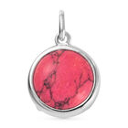 Rosa Howlit-Anhänger, 925 Silber ca. 8,93 ct