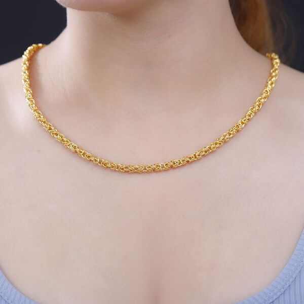 Byzantinische Kette in 916 Gelbgold, 49,50 cm - 12,5 Gramm image number 10