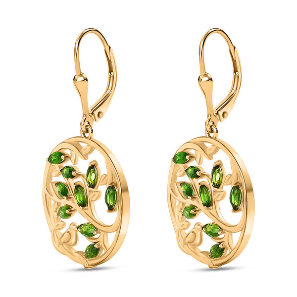 Natürliche Chromdiopsid-Ohrringe - 1,87 ct. image number 4