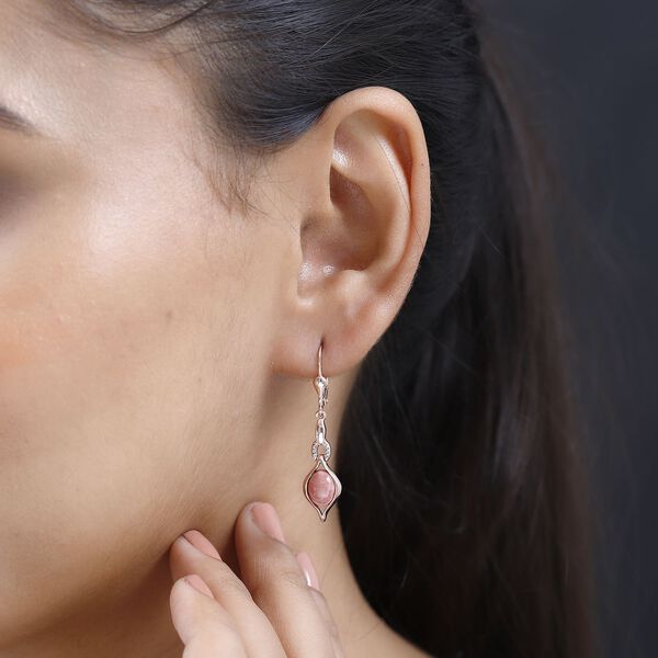 AA Oregon Sunrise Pfirsich Opal Ohrringe - 1,79 ct. image number 3