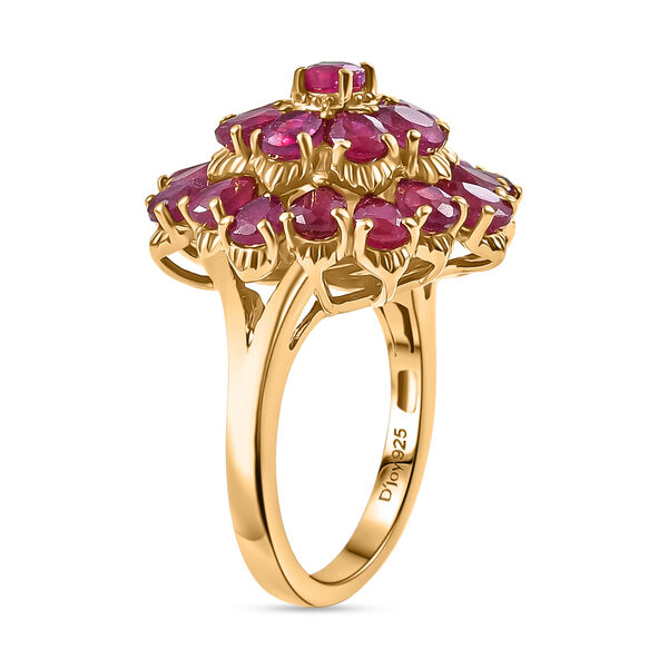 D'Joy Afrikanischer Rubin Ring und Anhänger mit 50cm Kette image number 11