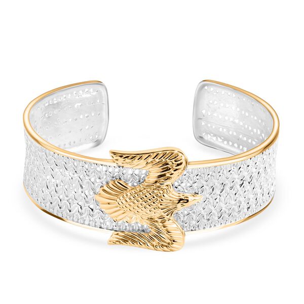 Royal Bali - D'Joy 925 Silber Zweifarbige Beschichtung Borobudur Armreif ca. 19 cm ca. 27,35g image number 0