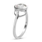LUSTRO STELLA Weißer Zirkonia Ring 925 Silber platiniert  ca. 2,05 ct image number 4