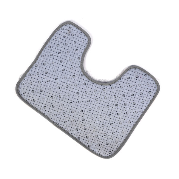 3er-Set Bad-Kollektion, extra weicher Duschvorleger 50x80 cm, WC-Vorleger 40x50 cm, WC-Deckel, Grau image number 6