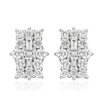 ILIANA - Diamant-Ohrringe, 750 Wei&szlig;gold ca. 1.00 ct