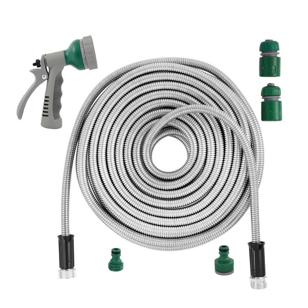 Gartenschlauch mit Sprinkler, 15,4m image number 0