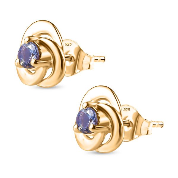 Tansanit Ohrringe - 0,53 ct. image number 4