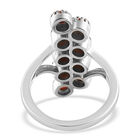 Korallen-Ring, 925 Silber platiniert  ca. 0,94 ct image number 5