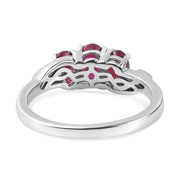 Afrikanischer Rubin und Zirkon-Ring image number 6