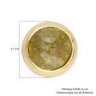 Gelber Diamant Solitär-Ohrstecker in Gold image number 4