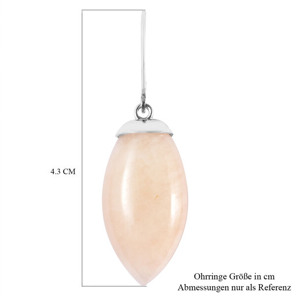 Rosa Morganit Ohrringe 925 Silber rhodiniert ca. 51,00 ct image number 5