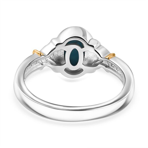 AA Sleeping Beauty Türkis Schmuckset 925 Silber Zweifarbige Beschichtung ca. 1,64 ct. image number 6