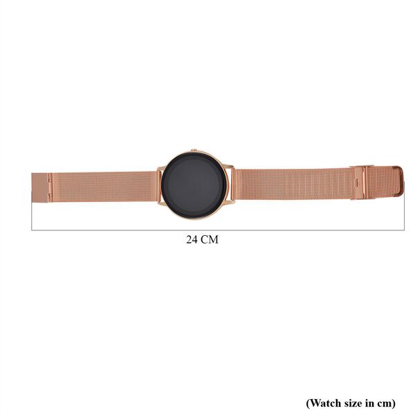 Eleganz Mesh HiWatch Plus, Ros&eacute;gold Smartwatch mit Dual-Modus Bluetooth, 1,28" IPS Display und Wassergesch&uuml;tztes Design image number 11